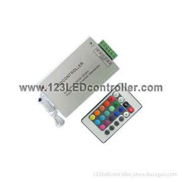 24 Keys IR Wireless LED Controller with Aluminum Case